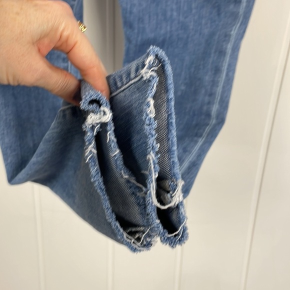 Joe's Jeans Mid Rise Skinny Jean Women's 27 Frayed Ankle Cropped Cotton Stretch - Picture 6 of 14